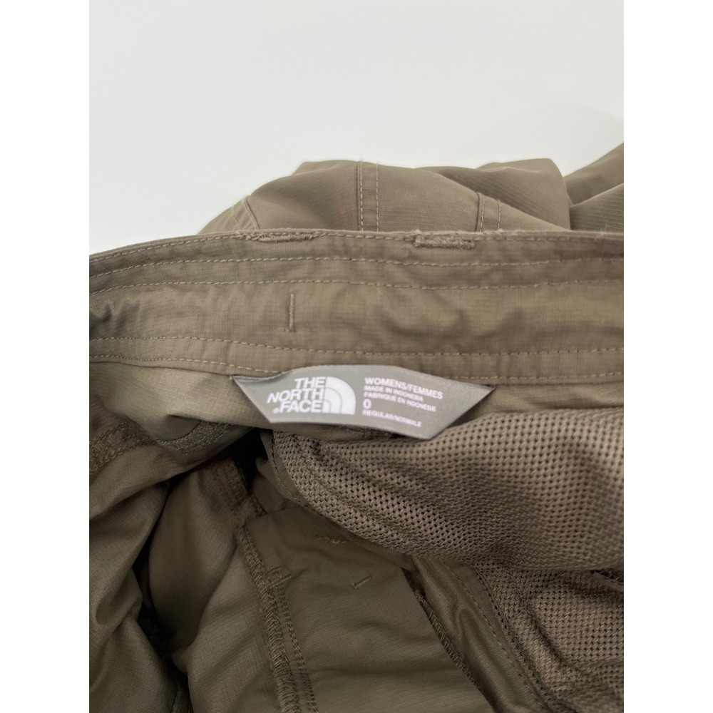 The North Face Horizon II Hiking Pants Womens sz 0 Brown Roll Up CFU1 - Picture 4 of 9